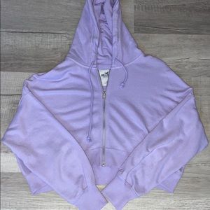 Hollister Cropped Zip-Up